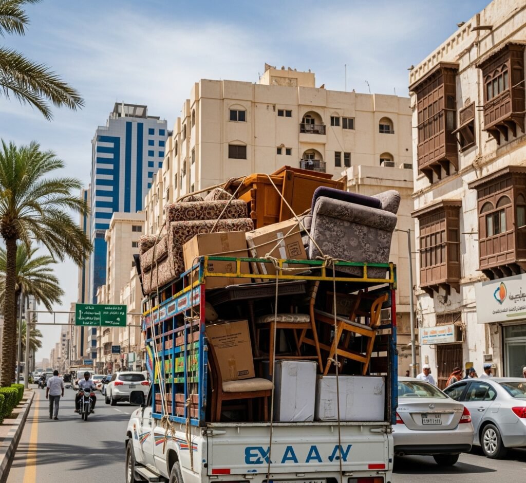 نقل قطع الأثاث الفردية بجدة (التكلفة، الأمان، أفضل وسيلة للتنقل)